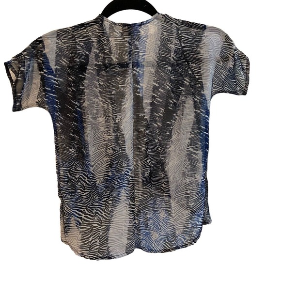 LuLaRoe Bianka Kimono Girl Size 1 US 2T-4 Open Cardigan Shrug Multicolor Striped - Picture 8 of 8